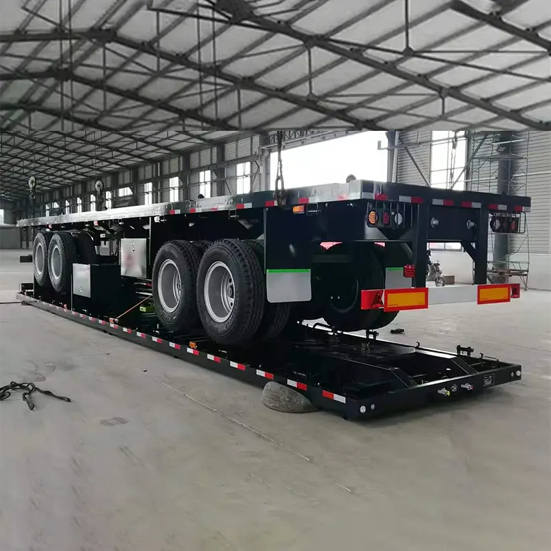 40ft 3-Axle Flatbed Semi Trailer with FUWA 13T Axle: The Ultimate Transportation Solution